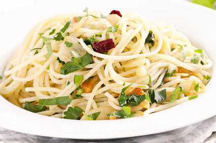 spaghetti aglio olio e peperoncino